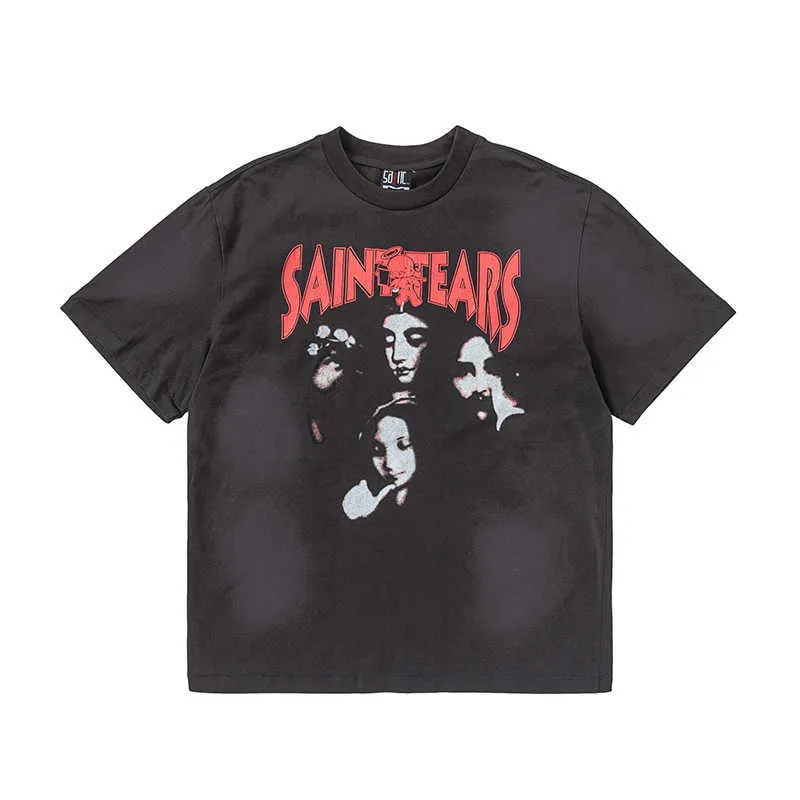 Vintage Saint Michael Denim Tears Men's shirt with t Vintage Saint Michael Denim Tears Men's shirt with t