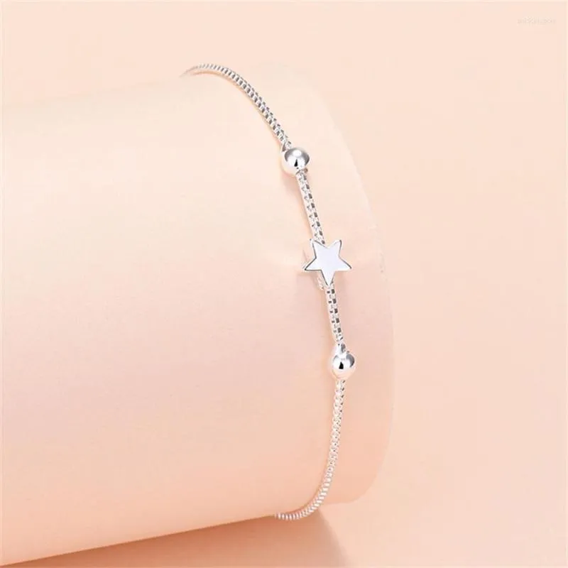 Link Armbänder Minimalistischen Design Glocke Herz Armband Stern Blume Maus Schmuck Vielseitig Sier Geschenk_voghion.com