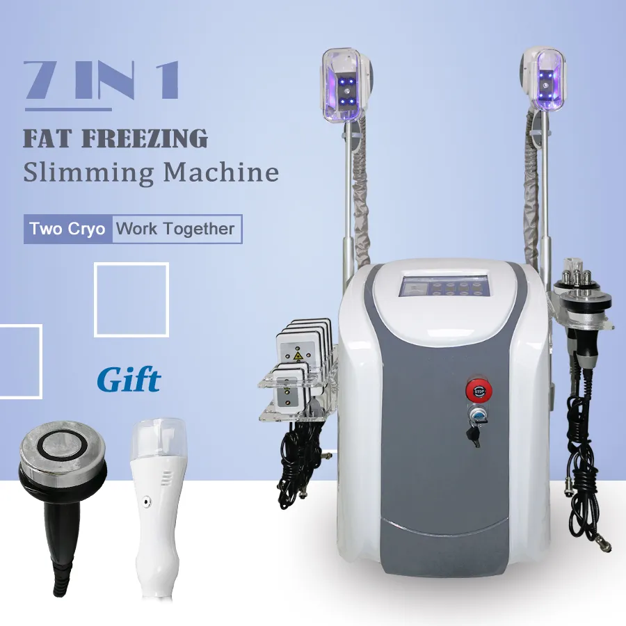 Fat Freeze Body Slant Machine Cryo Lipolyse Lipo Laser RF Skin Drawing Fat Reduction