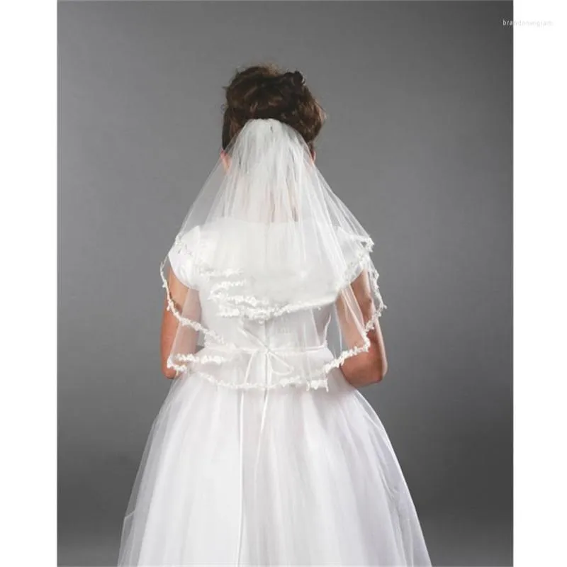 Bridal Veils Podwójna warstwa Wedding Flower Girl