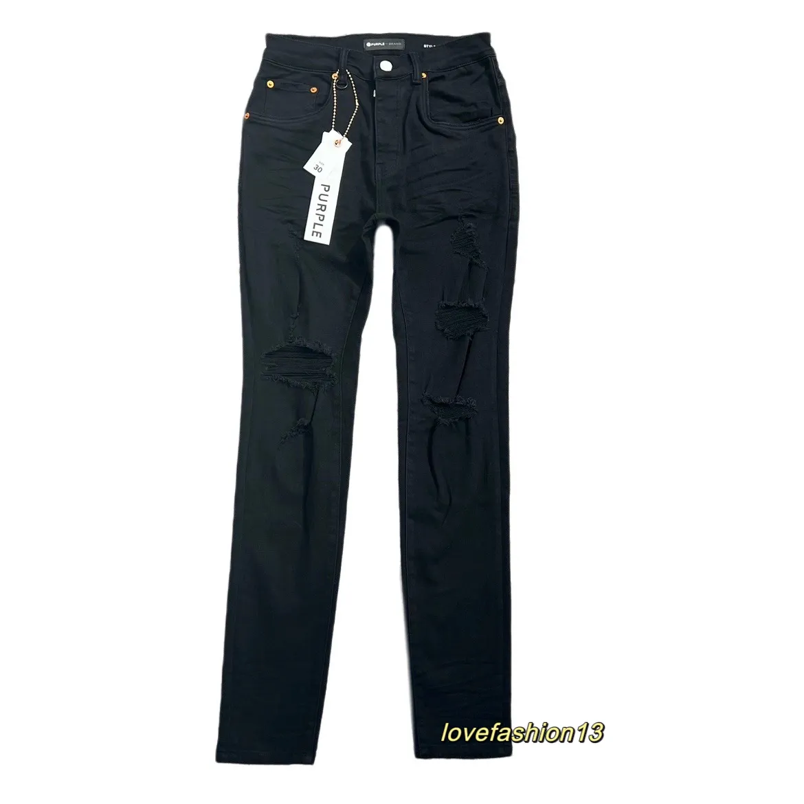 Pantaloni da uomo Jeans viola firmati Viola Ksubi Jeans Esclusiva versione corretta Marchio Elastico Casual Lungo Uomo Estate Nuovo stile SVTK