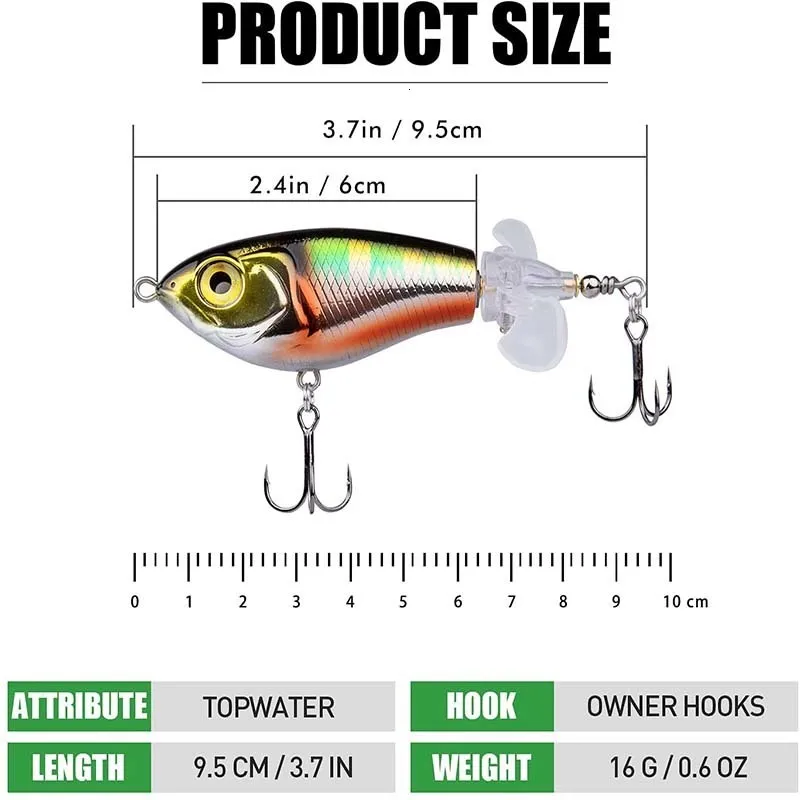 Baits Lures TRUSCEND Topwater Fishing With BKK Hooks Pencil