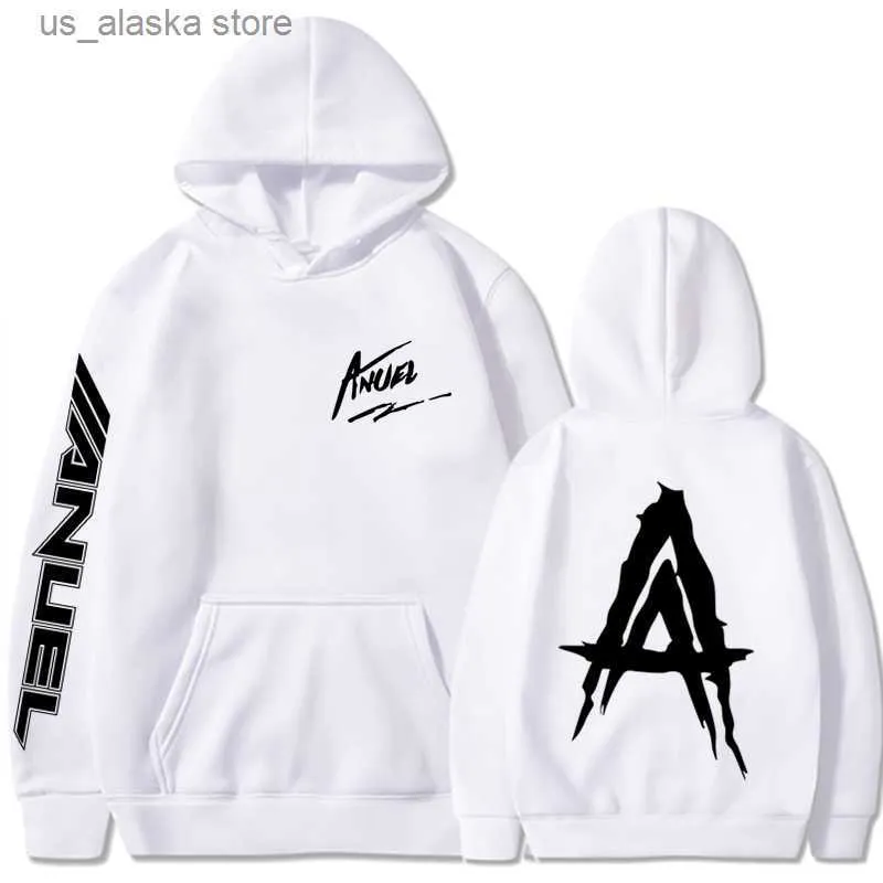 Herren Hoodies Sweatshirts Unisex Trend Neues Anuel AA Muster Bedrucktes Hoodie Sweatshirt Paar Real Hasta La Muerte StraBe Hip Hop HeiBer Verkauf Sport Hoodie T230731 Von 2 75 DHgate