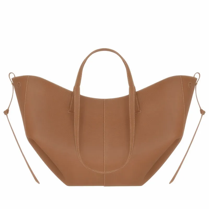 Designer Polen Le Cyme Mini Tonca Texturé Duo Épaule Camel Numero Un Nano Ma Fourre-Tout Femmes Sacs À Bandoulière Lady Sac À Main En Cuir Demi-Lune Sous Les Bras