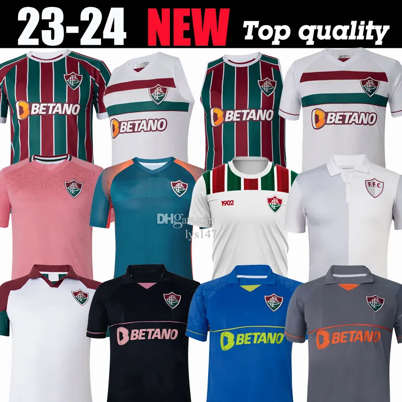 23 24 Fluminense Mens Soccer Jerseys 2023 2024 Training Wear Fred G. Cano Felipe Melo Ph Ganso Luiz Henrique Andre Nonato Home Away 3rd målvakt Football Shirts