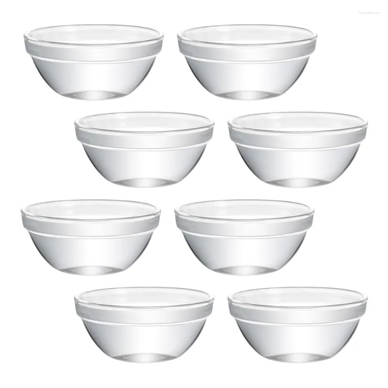 Servies Sets 8 Stuks Fruit Container Kristallen Huishoudelijke Glazen Kom Keuken Gadgets Pudding Houder Gelei