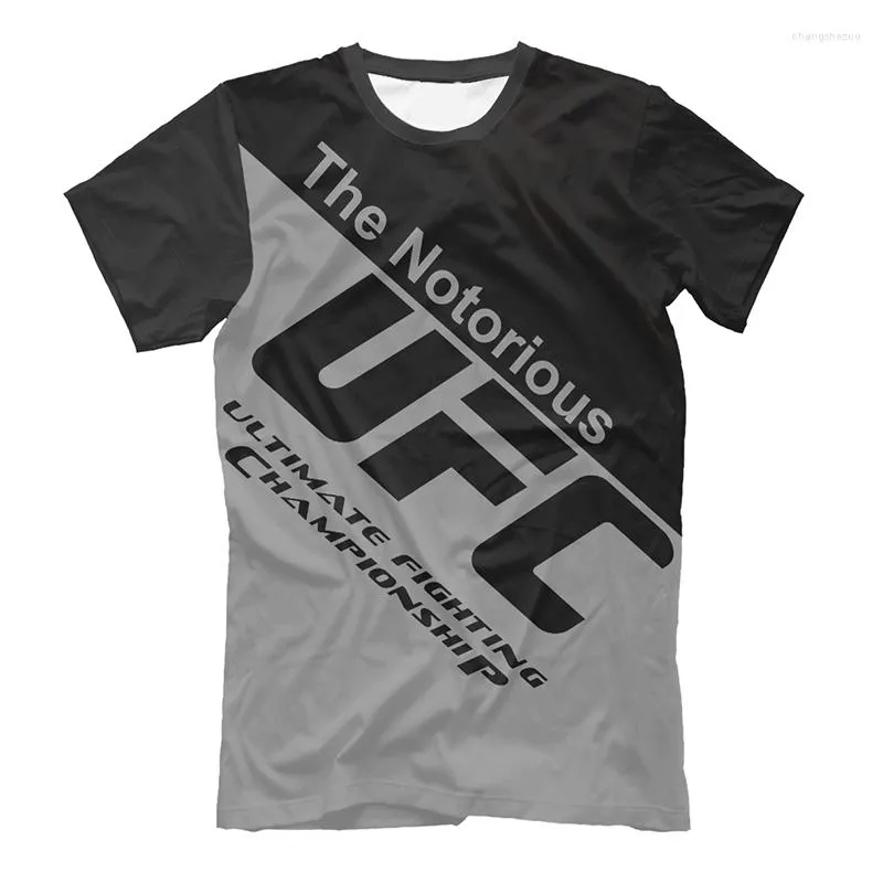 T-shirt da uomo T-shirt sportiva Top da boxe da donna Manica corta Moda Estate Combattimento Tempo libero Concorrenza Street Trend Large Comforta