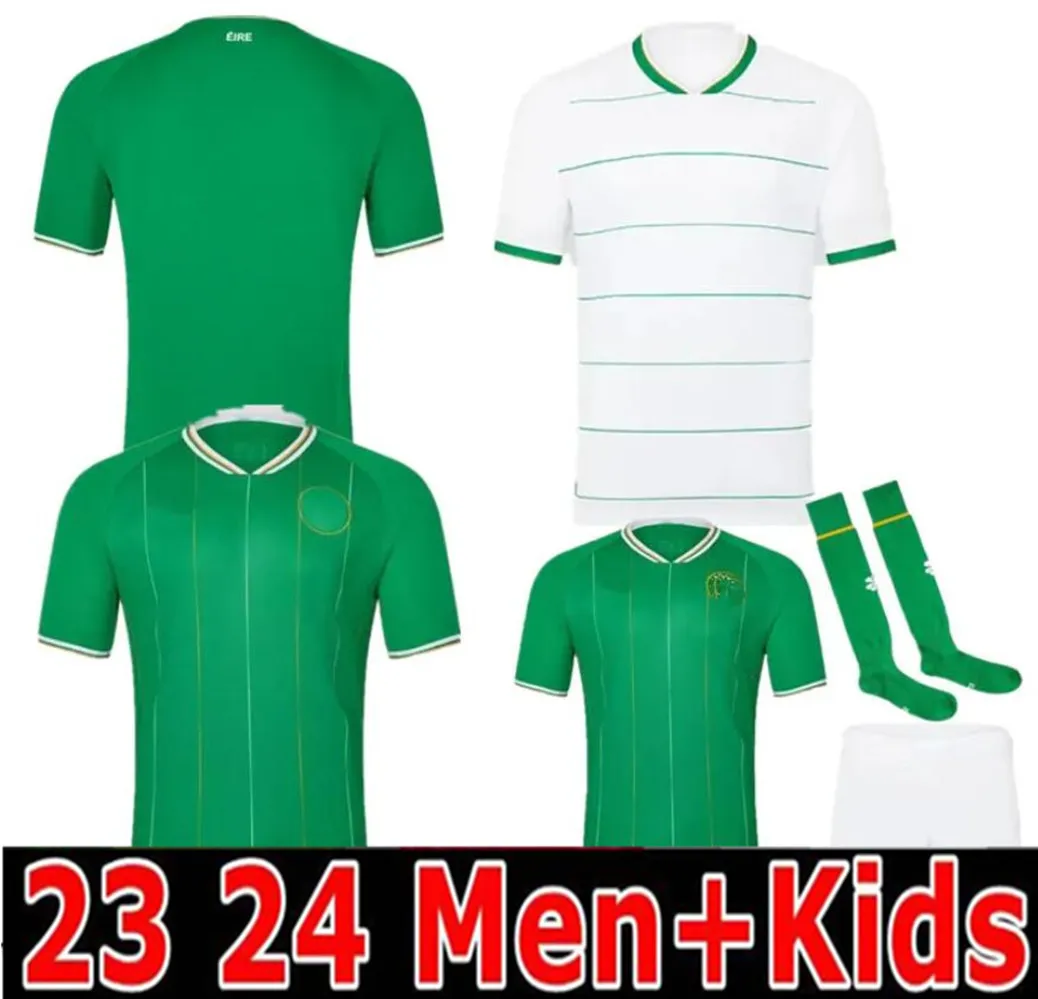 2023 2024 Irlande Kit de maillots de football DOHERTY DUFFY 23 24 Équipe nationale BRADY KEANE Hendrick McClean Maillot de football hommes enfants Kit de maillot uniforme