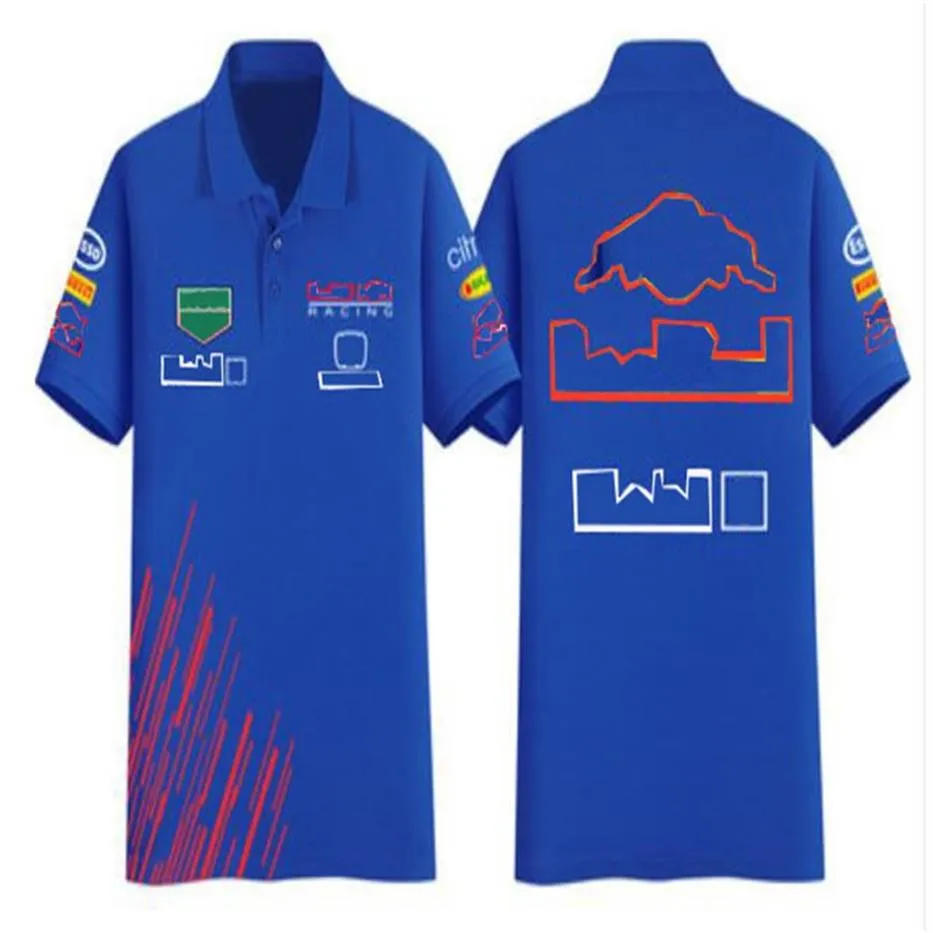 Summer F1 Formula 1 POLO shirt new 2022 lapela T-shirt222h