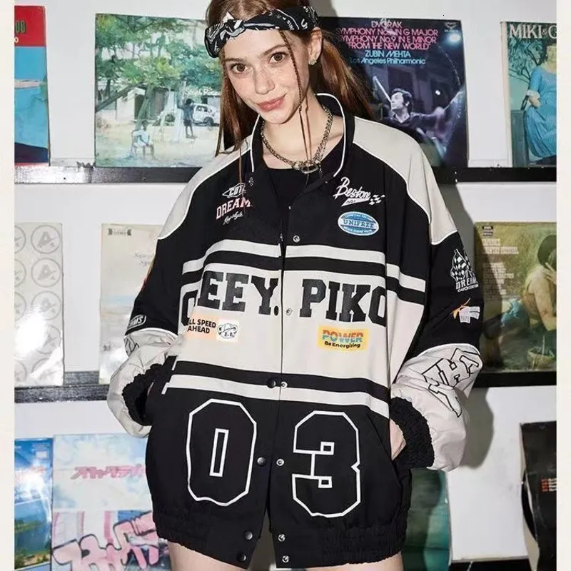DHgate.com:2024 Womens Y2k Cycling Bomber Jackets: Retro