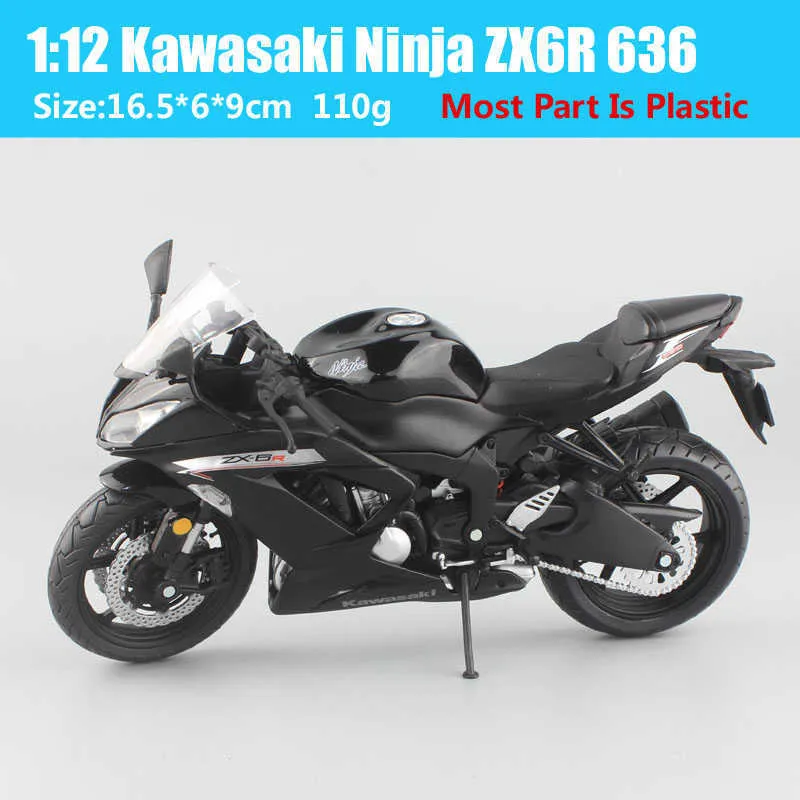 ＄.I.T Kawasaki Ninja ZX-10R Die-Cast Metal Toy Motorcycle with