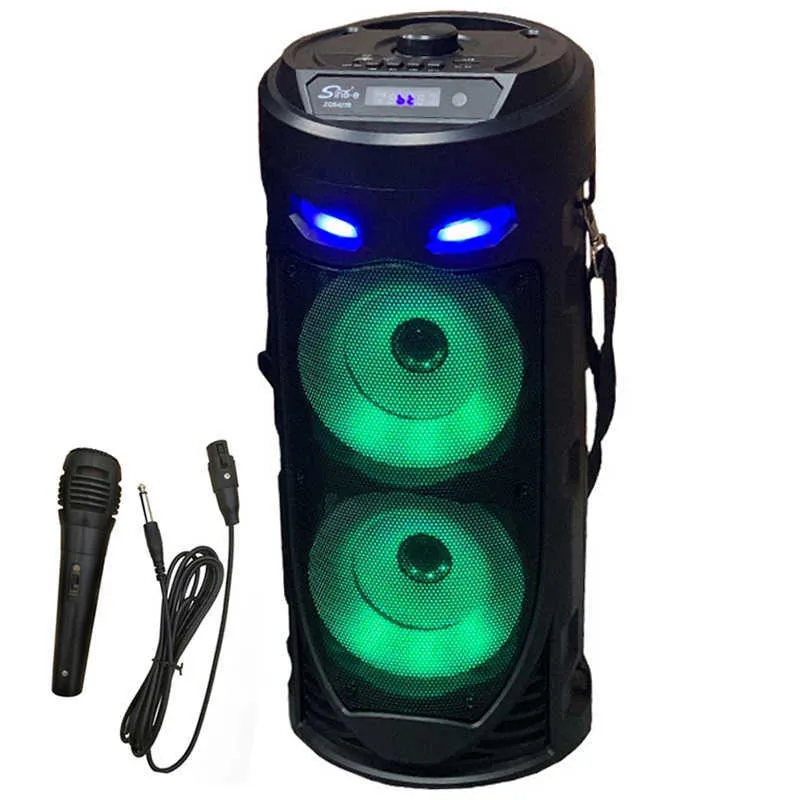Portable Bluetooth Speaker With Wireless Party Sound - LED Lights, Microphone, Stereo-1119936