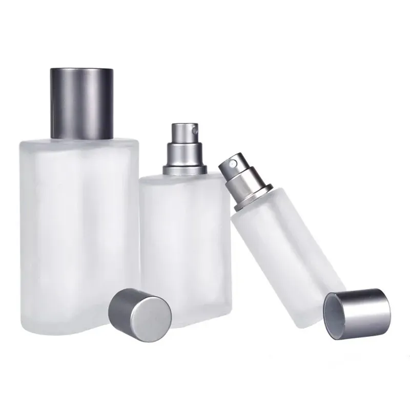 30ml 50ml Frosted Glass Empty Bottle Sprayable Enough Spray Bottle Odor Travel Size Portable Reuse Perfume Bottles