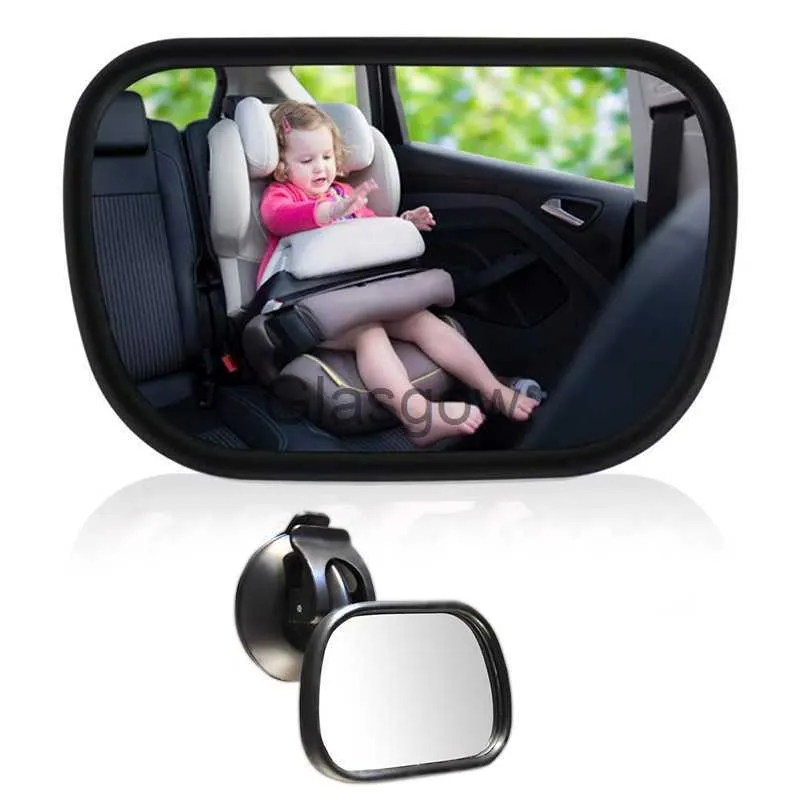 Bilspeglar 360 graders justerbar sugkoppspegel på bilsäkerhet baksät spegel baby bilspegel barn mot bakre säkerhet barnmonitor x0801