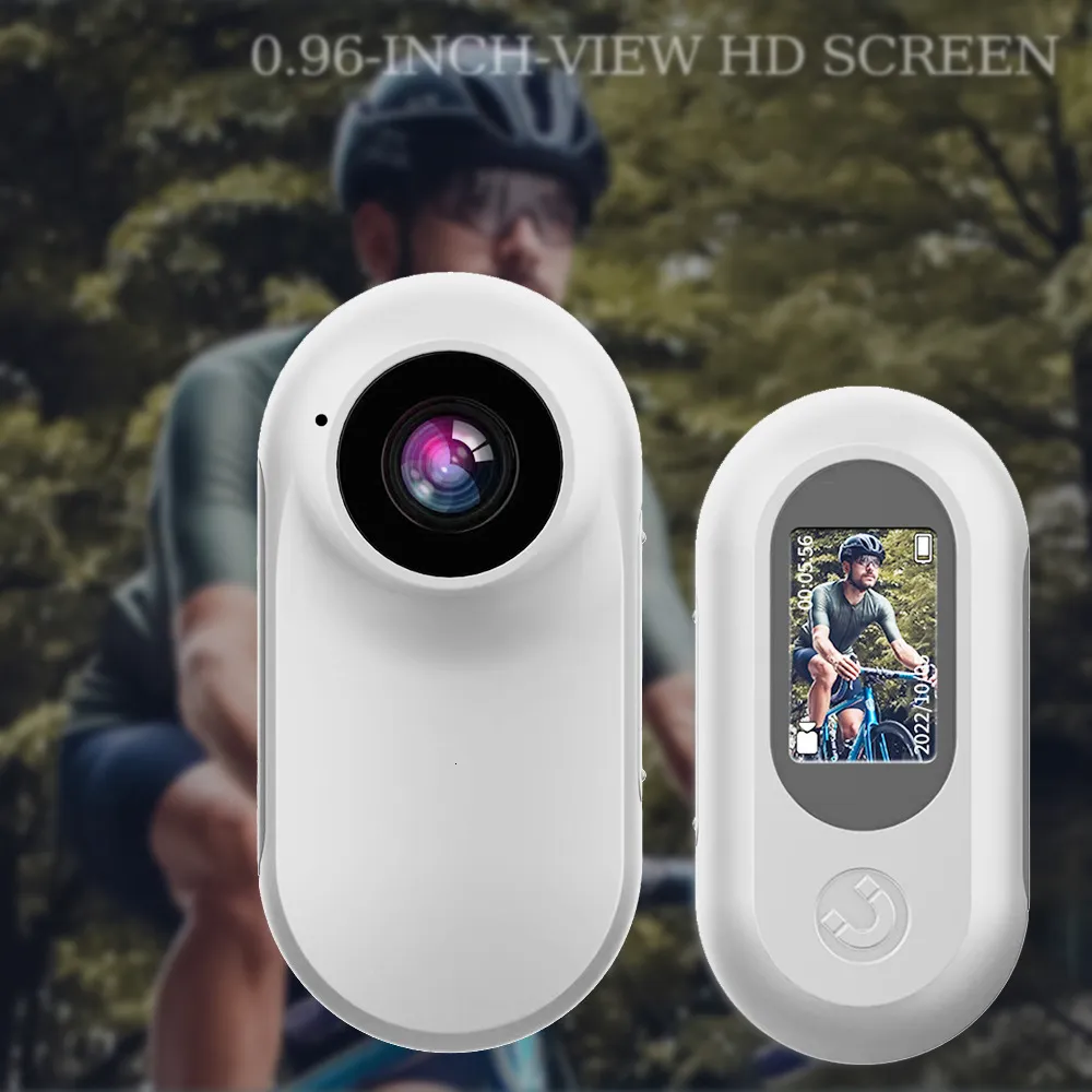 Spor Aksiyon Video Kameralar Anti Sallama Mini Kamera 1080p Full HD Head Montajlı Manyetik Çekim Hareketi DV Spor Kaydedici Kask Bisikleti 230731