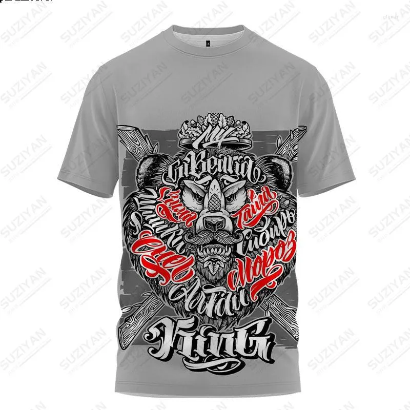 Men's T Shirts Fashion T-shirt Short British Gothic Funny Pattern 3D Printed Summer Clothing -selling Round Neck