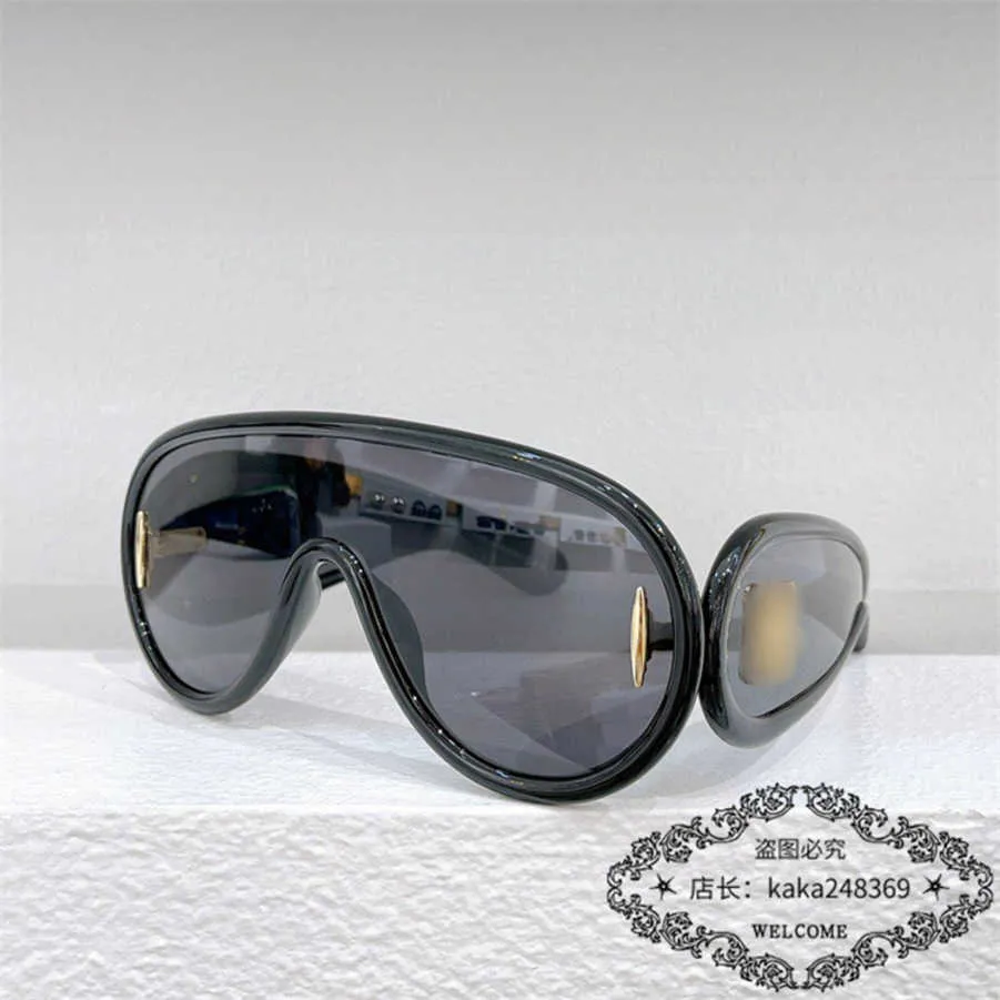 2023 Nowy luksusowy projektant Luo Yijia w stylu okularów przeciwsłonecznych celebrytów online ta sama serialowa ropucha osobowość okulary przeciwsłoneczne męskie moda LW40108I