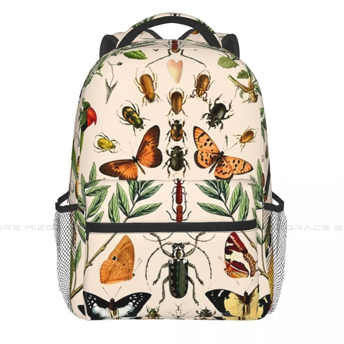 Pacotes diários Mochila de arte da natureza e biologia para meninas, meninos, mochila de viagem, mochila para adolescentes, escola, laptop 230731