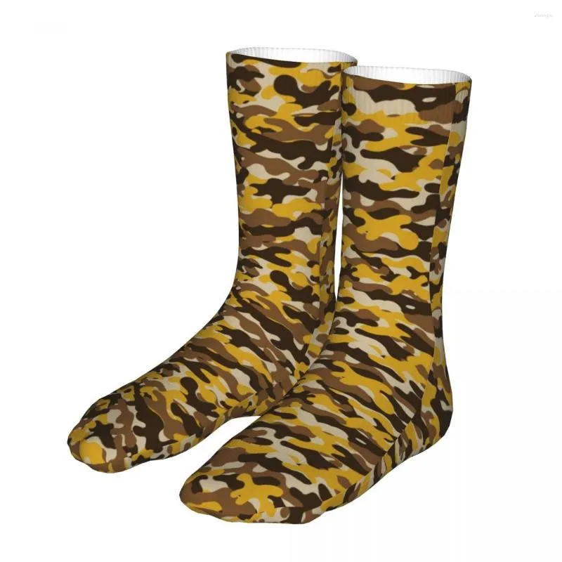 Men's Socks Camouflage Pattern Women's Polyester Fashion Military Crazy Spring Summer Autumn Winter Gifts
