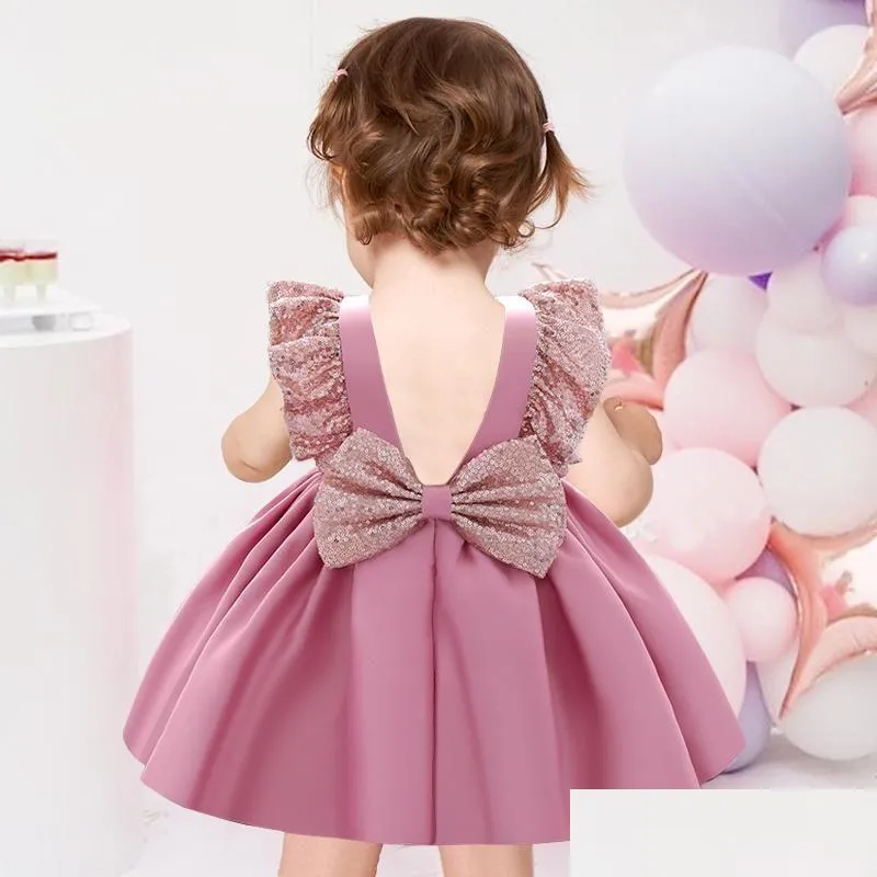 Robe pour nouveau-né et fille  Tenue princesse pour anniversaire