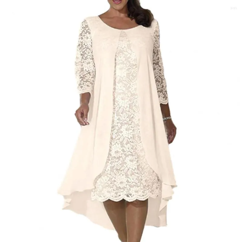chinese dress ladies Margot Lace Midi Dress in Black