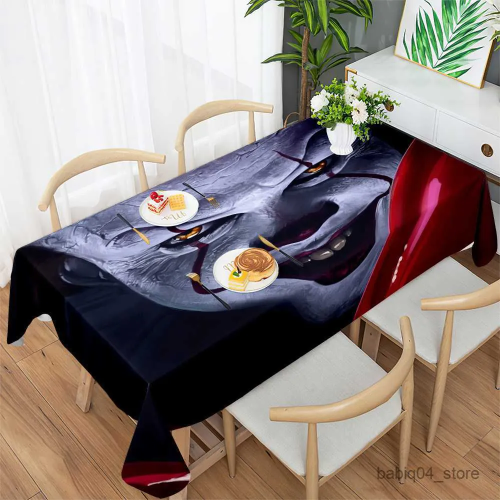 Table Cloth cool evil dragon skull tablecloth birthday party wedding decoration tablecloth dining table coffee table R230819