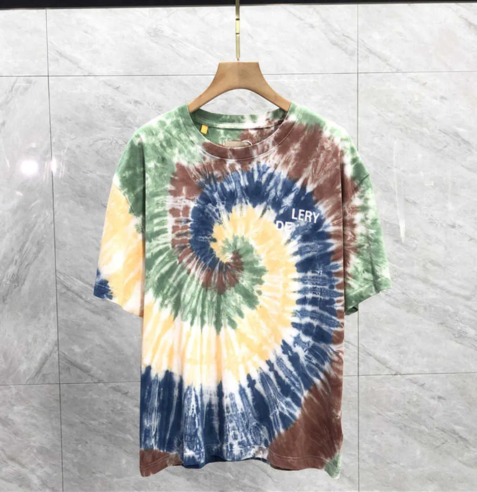 T Shirt Designer Pour Hommes Femmes Chemises Tie Dye Mode tshirt Avec Lettres Casual Été À Manches Courtes Tee Vêtements Taille Asiatique M-XXXL