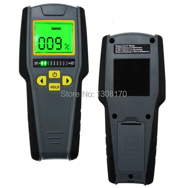 Wholesale Digital Pinless Parkside Wood Moisture Meter With Tricolor Bar Graph Indicator For Non