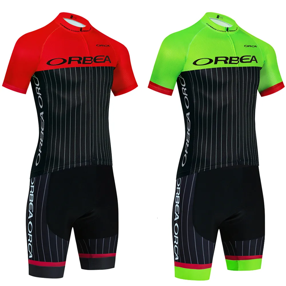 Cyclisme Maillot Ensembles TREKKER ORBEA ORCA Hommes Vélo Maillot Shorts Costume 20D VTT Ropa Ciclismo Vélo Haut Pantalon Vêtements 230801