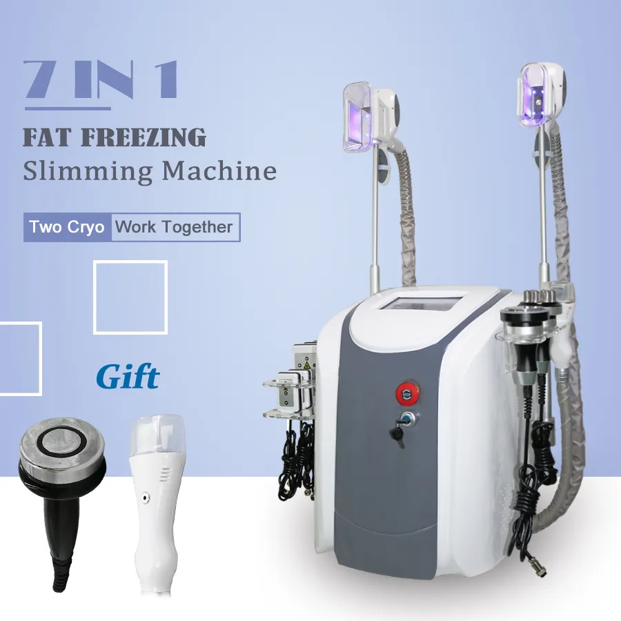 Cryoterapy Machine Freeze Fat Double Chin Reducer Vacuum Cavitation Cryo Therapy Eliminera oönskat fett