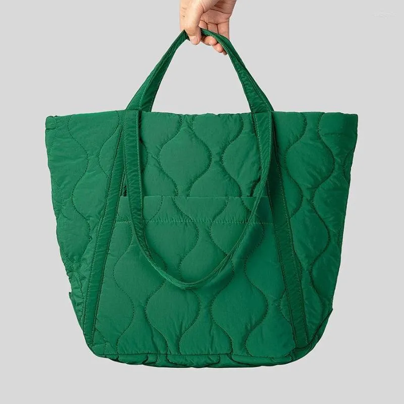 Borse da sera Borsa tote in filo da cucito in nylon per donna Borsa e portamonete di design di lusso 2023 In spalla con reticolo di diamanti di moda