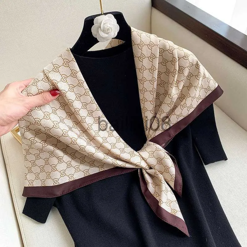 NewChic Luxuey 90cm Square Silk Scarf For Women Pure Color NewChic Luxuey 90cm Square Silk Scarf For Women Pure Color