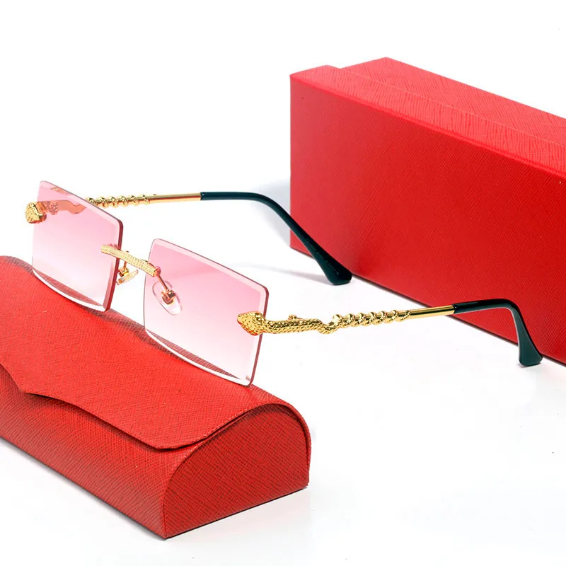 Спортивные дизайнерские солнцезащитные очки для женщин Поляризованные мужские многоугольные металлические солнцезащитные очки для вечеринок и путешествий Летний пляж Змея Carti Солнцезащитные очки Брендовый дизайн для мужчин