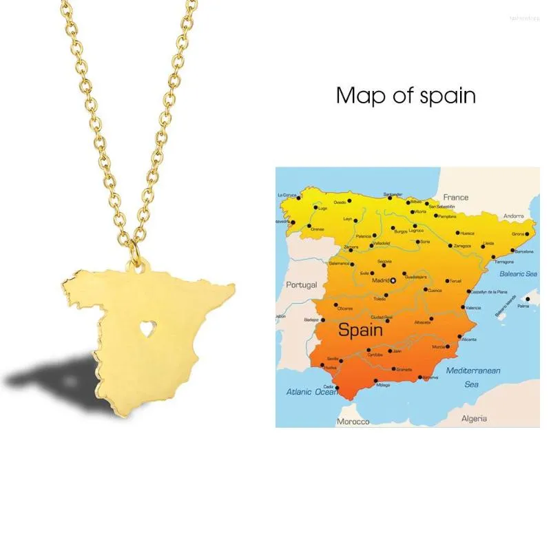 Pendant Necklaces 10pcs Solid Brazil Country Map Necklace Brazilian National State Stainless Chain Jewelry