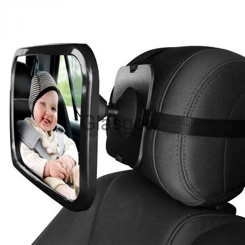 Autospiegels Auto achteruitkijkspiegel verstelbare auto achterbank achteruitkijkspiegel hoofdsteun installatie kind baby veiligheidsmonitor accessoires x0801