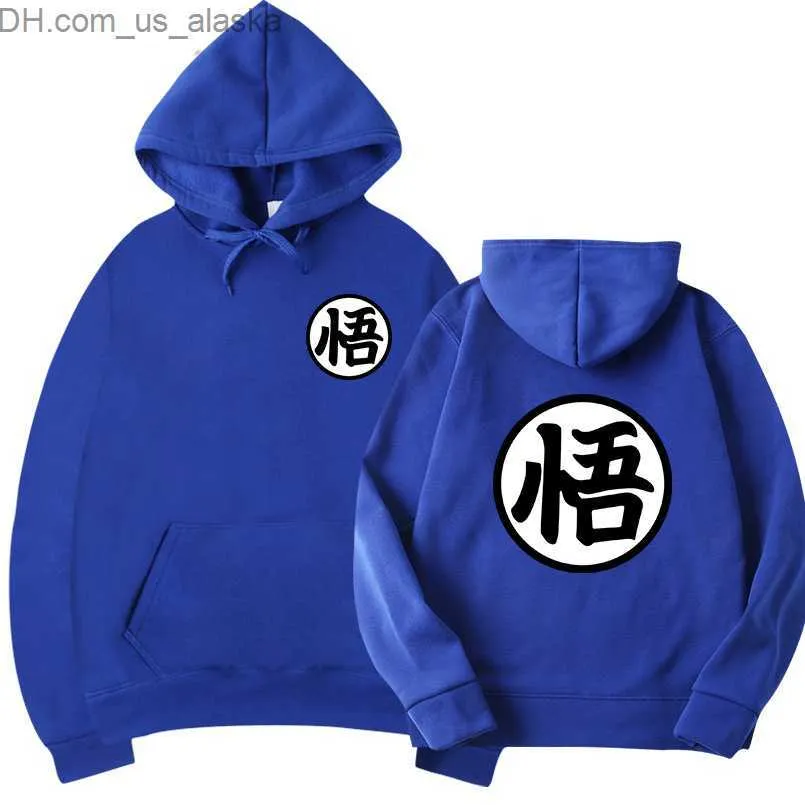 Herrtröjor tröjor nyaste japansk anime hoodie cosplay saiyan son harjuku goku fick huvtröjor hoodies män/kvinnor 306