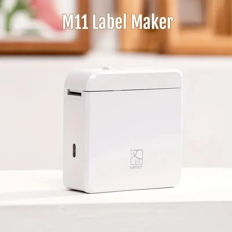 Portable Label Printer: BT Connection for iOS/Android, Multi-Functional Use with Built-in Templates - Perfect for Home, Office, and Study!