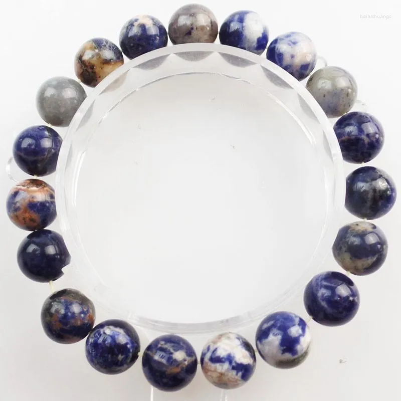 Strand Natural Old Sodalite Bead Bracciali Donna Uomo Energy Ore Beads Balance Braccialetti Reiki Healing Yoga Wristband Gifts