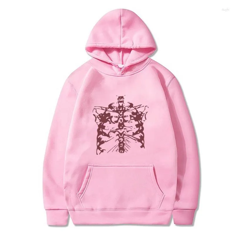 Hommes Hoodies Halloween Crâne Imprimé À Capuche Mignon Graphique Hommes Pull À Manches Longues Sweat Y2k Harajuku Automne Hiver Femmes Vêtements