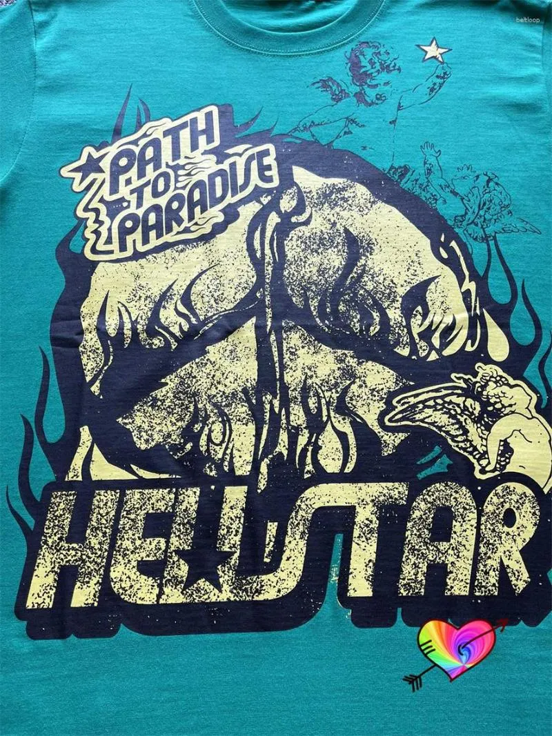 トップス Hellstar Studios Path 2 Paradise Tee Hellstar-777-Path-2-Paradise-T