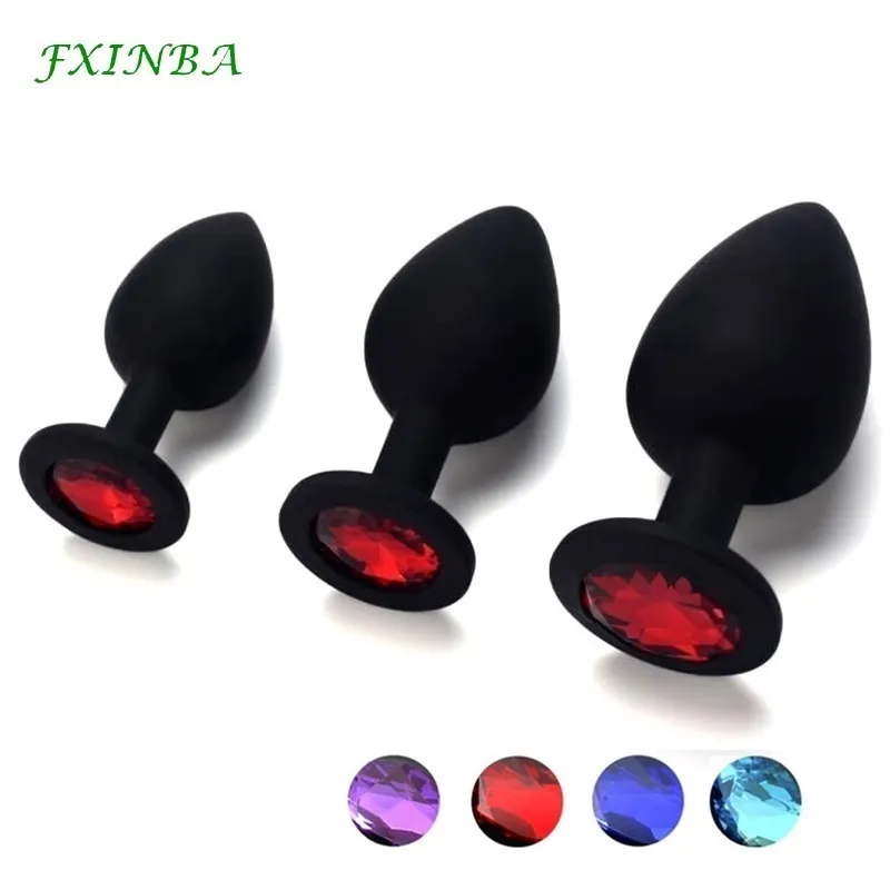 Anal Toys Fxinba smycken Anal Plug Silicone Butt Plug for Women Anal Toys Set Small On Anal Pärlor Sexleksaker för män Gay Buttplug Dildo 230801