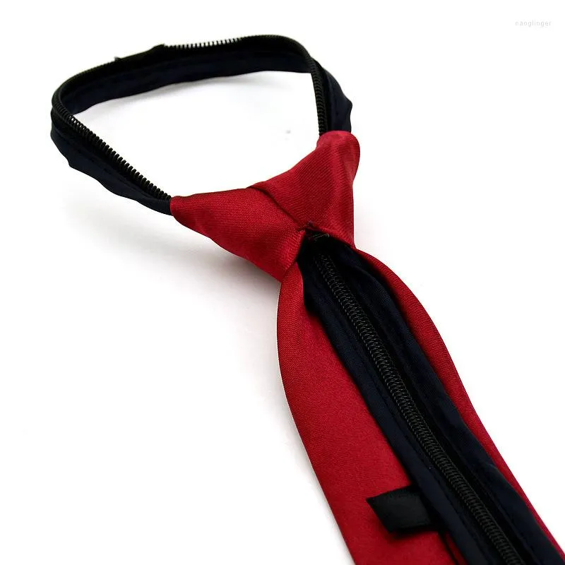 Bow Ties Fashion Kids Zipper Lazy Slits Tie Boys SMRED PRED-bundet Neck Casual Wedding Party Gift High Quality