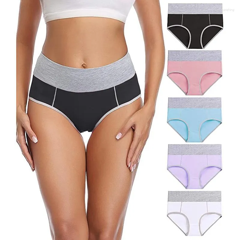 Womens Panties High Waisted Cotton Underwear Soft And Breathable Elastic  Regular Oversized From 8,97 €