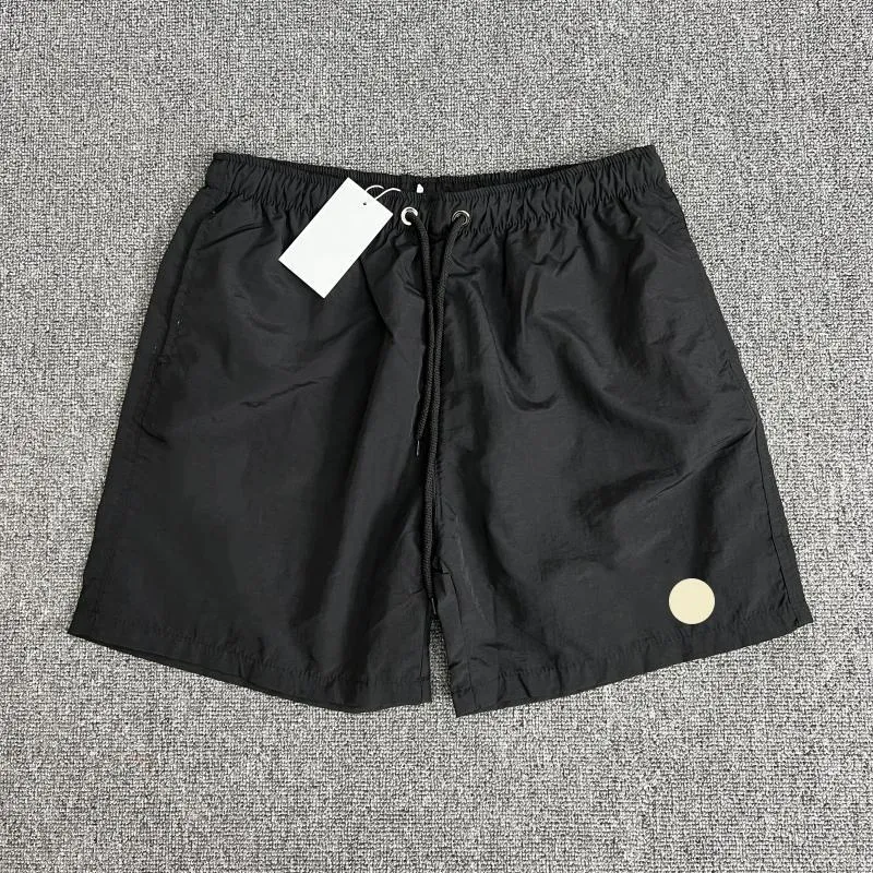 Designer de shorts masculino marca francesa Luxo de luxo curto verão tendência feminina pura respiração de calça de banho de roupa de banho roupas