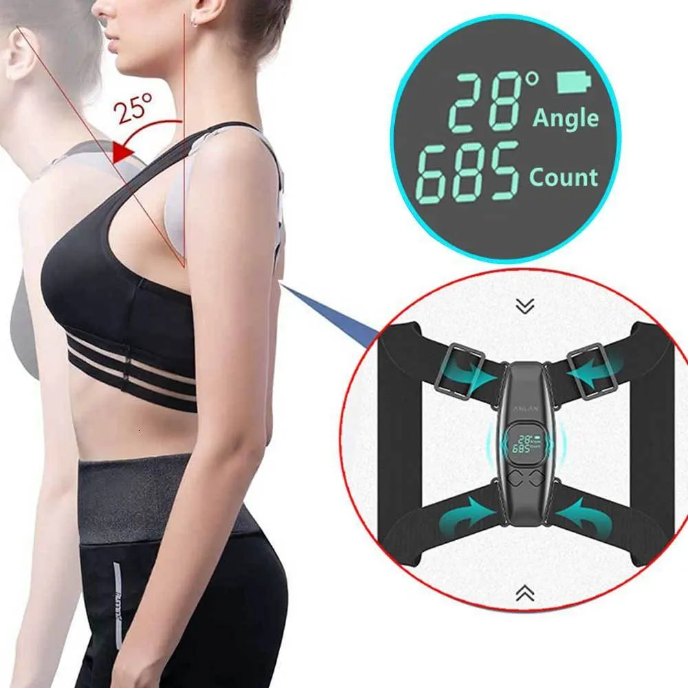 Back Massager Correction Belt Angle Smart Posture Corrector Invisible Reminder Corretor Postural Hunchback Correct For Adult Child 230801