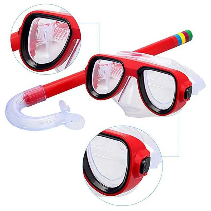 Anti Fog Childrens Diving Powered Swimming Goggles With Breathing Tube And Floating Accessories Set From Hxhgood 3.72 DHgate.Com