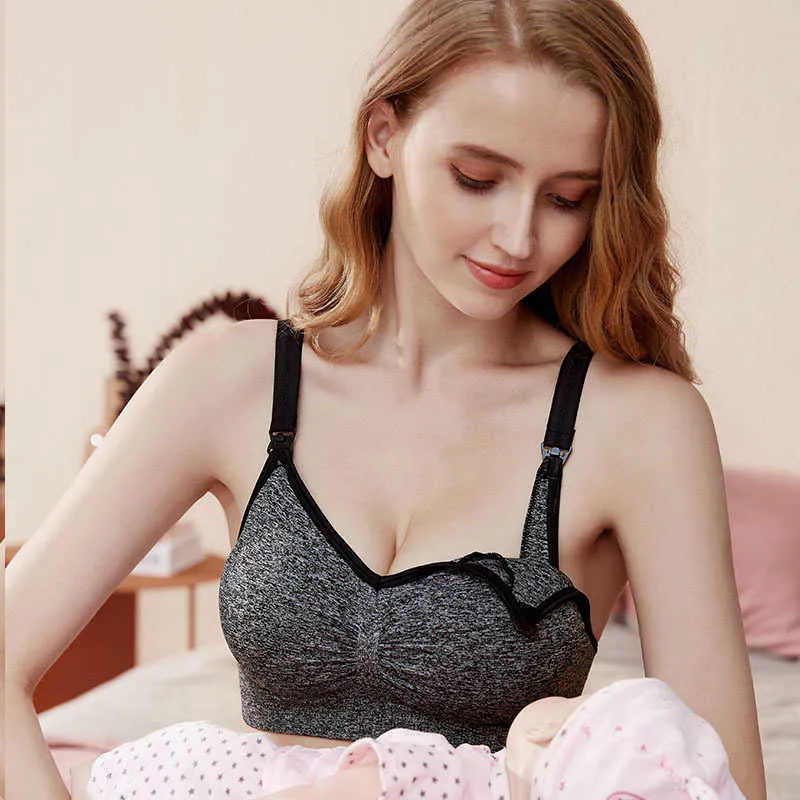 Maternity Intimates Thread Maternity Bra Breathable Care Bra Maternity  Underwear Sag Proof Nursing Bra Push Up Front Button Oversize Z230801 From  Misihan05, $4.4