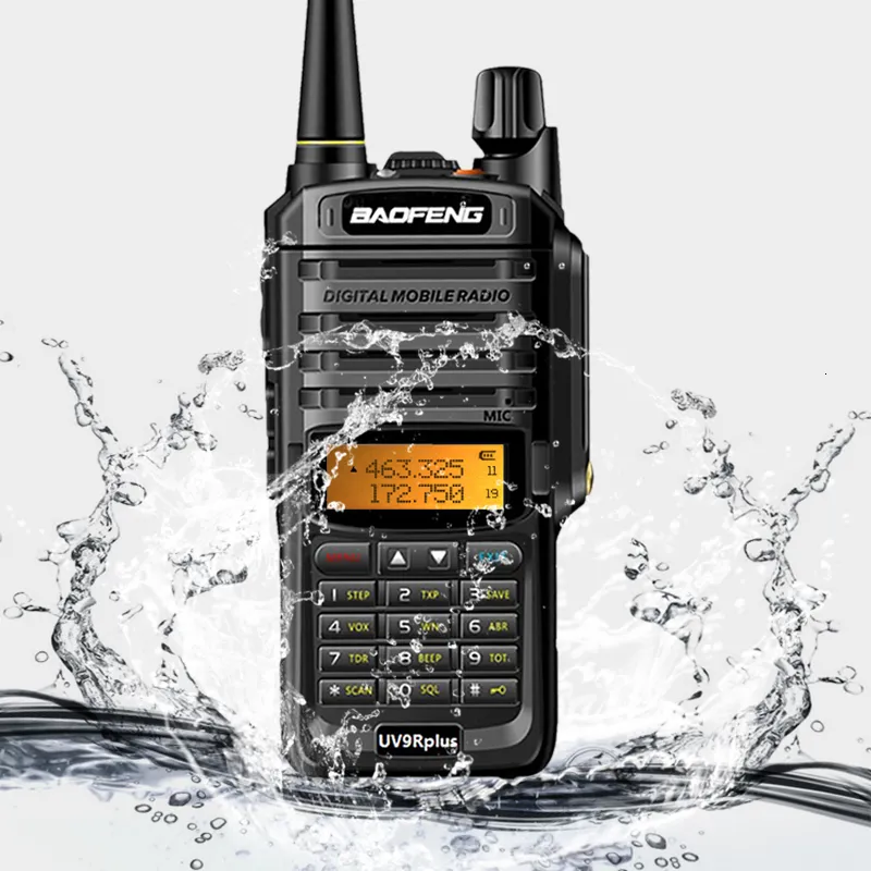 Baofeng UV-9R Plus ip68 Waterproof Walkie Talkie Two Way Radio Dual Band  Handheld Long range