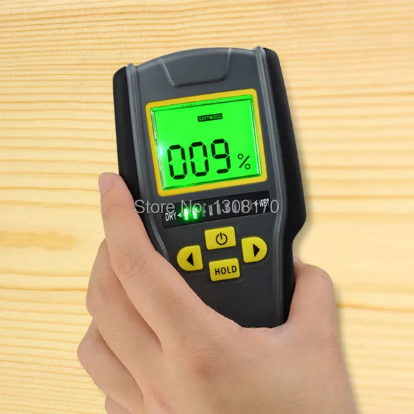Wholesale Digital Pinless Parkside Wood Moisture Meter With Tricolor Bar Graph Indicator For Non