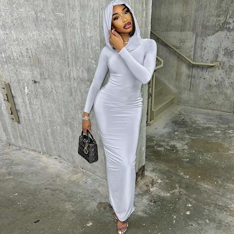 Lumignon ルミニョン LL hooded long dress S Hooded Long Dress – HYEIN SEO